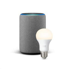 Load image into Gallery viewer, Echo Plus  Grey & Screw Bulb